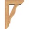 Ekena Millwork Funston Slat Smooth Bracket w/ Offset Brace, Western Red Cedar, 5 1/2"W x 16"D x 24"H BKT0604X16X24FST06SWR - alternate 4